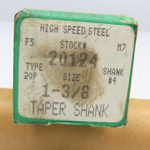 Precision Twist Drill 1-3/8" Diam. 2 Flute Drill Bit MT4 Shank 118°