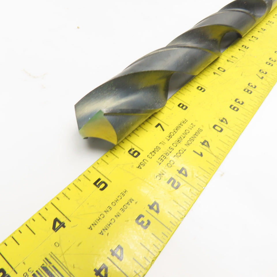 Precision Twist Drill 1-17/64" Diam. 2 Flute Drill Bit MT4 Shank 135°