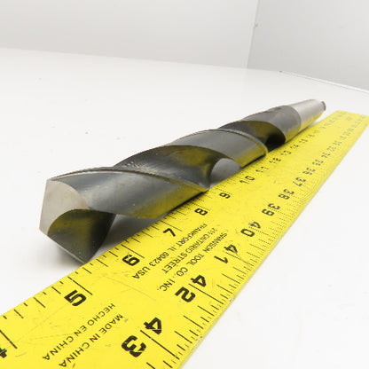 Precision Twist Drill 1-11/32" Diam. 2 Flute Drill Bit MT4 Shank 118°