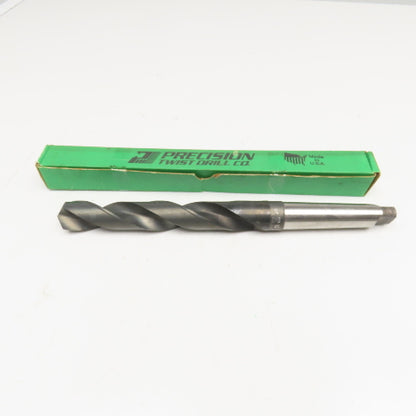 Precision Twist Drill 1-11/32" Diam. 2 Flute Drill Bit MT4 Shank 118°