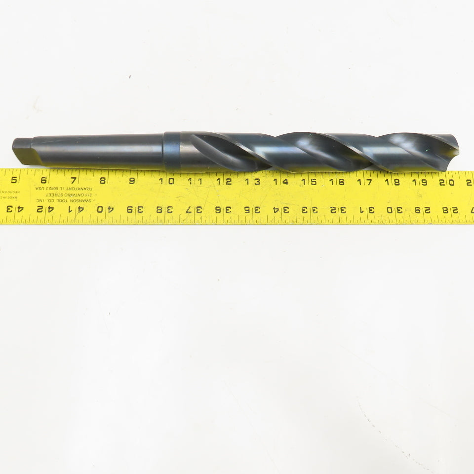 Precision Twist Drill 1-25/64" Diam. 2 Flute Drill Bit MT4 Shank 118°