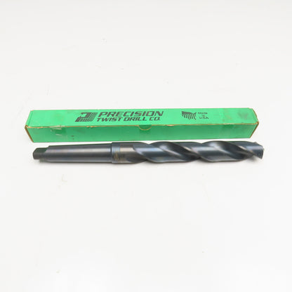 Precision Twist Drill 1-25/64" Diam. 2 Flute Drill Bit MT4 Shank 118°