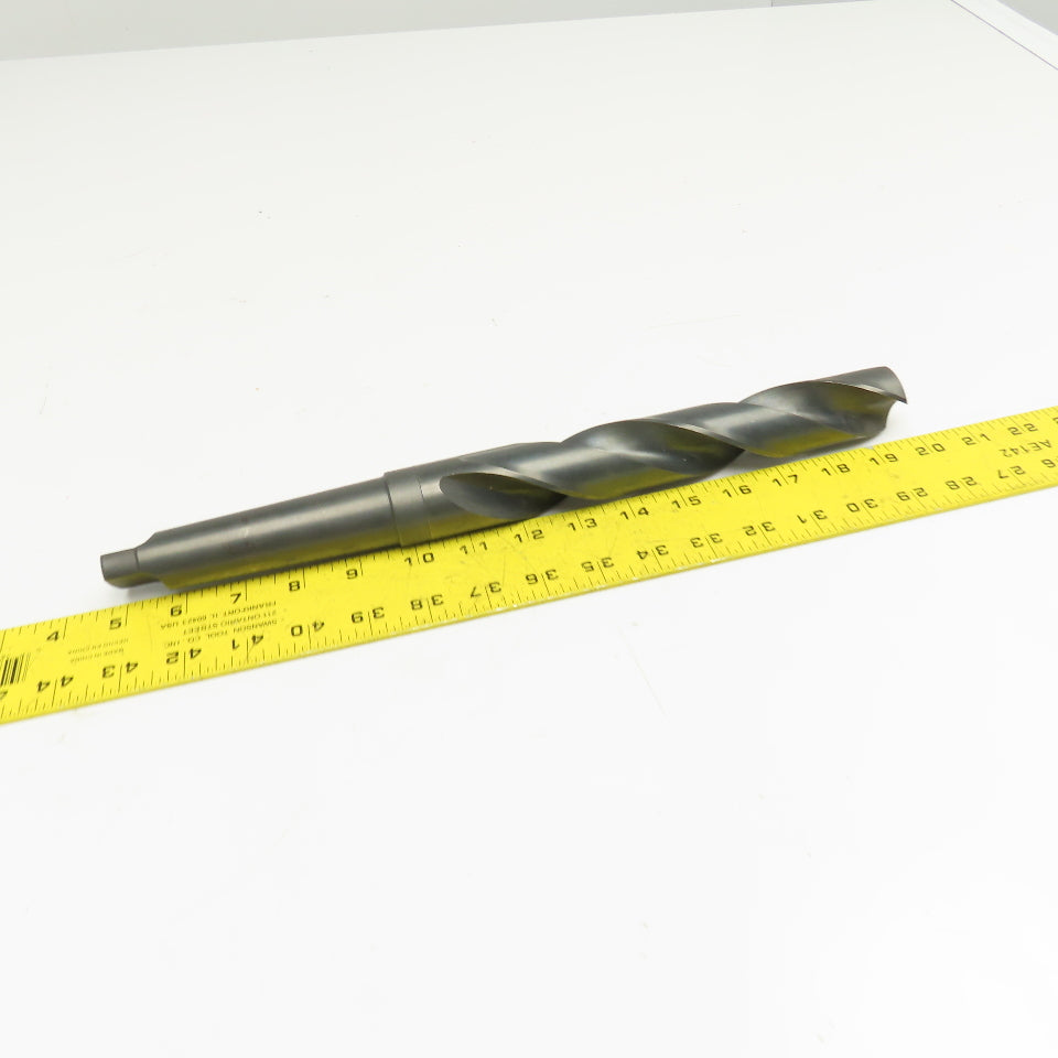 Precision Twist Drill 1-25/64" Diam. 2 Flute Drill Bit MT4 Shank 118°