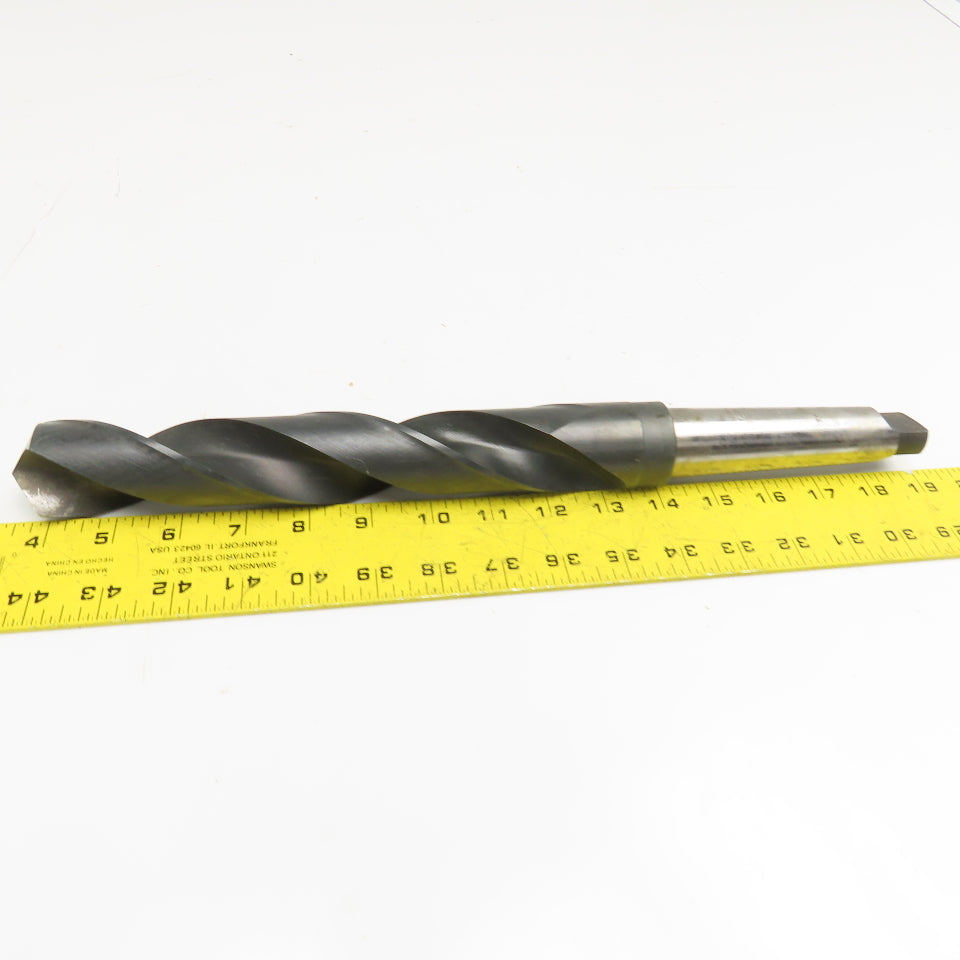 Precision Twist Drill 1-33/64" Diam. 2 Flute Drill Bit MT4 Shank 118°