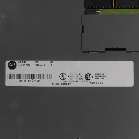 Allen Bradley 1746-A10 Ser B 10-Slot Rack Chassis (Clean)