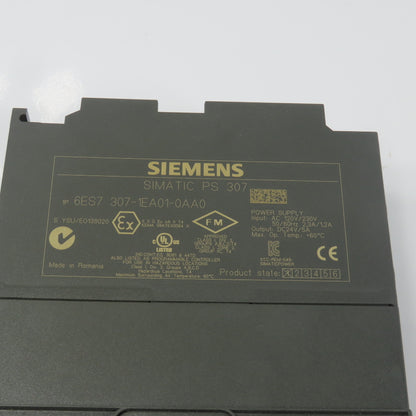 Siemens 307-1EA01-0AA0 Simatic PS 307 24VDC 5A Power Supply 120/230V Input Clean