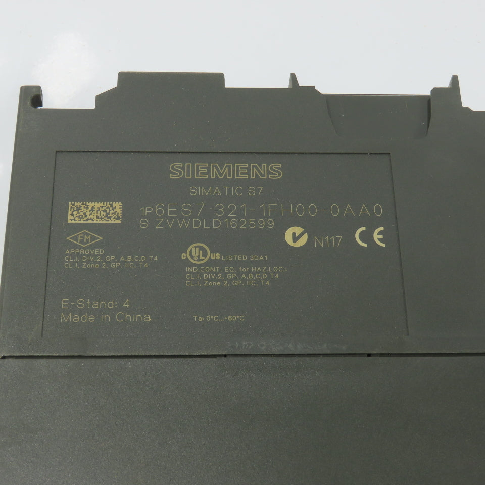 Siemens 6ES7 321-1FH00-0AA0 Simatic S7 SM321 Digital Input Module