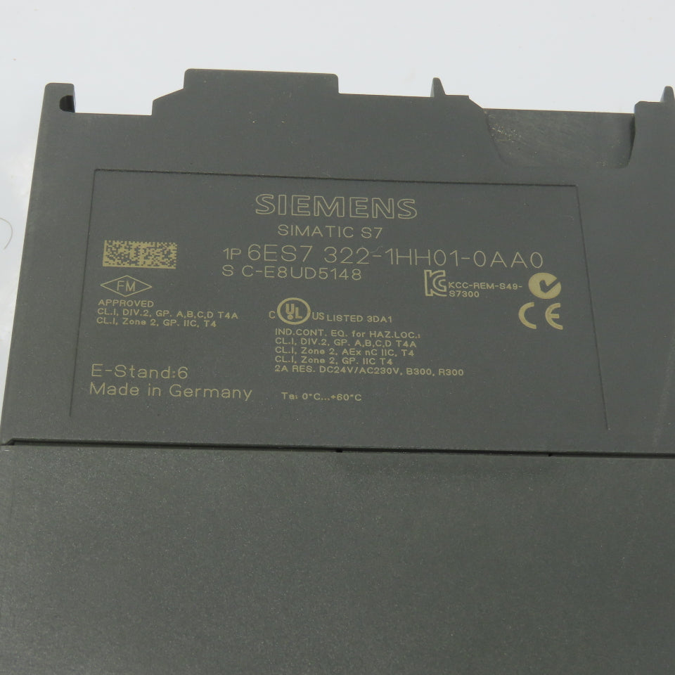 Siemens 6ES7 322-1HH01-0AA0 Simatic S7 SM322 Digital Output Module