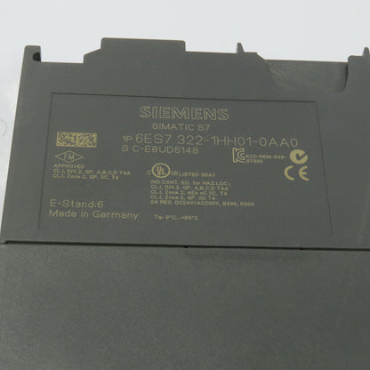 Siemens 6ES7 322-1HH01-0AA0 Simatic S7 SM322 Digital Output Module
