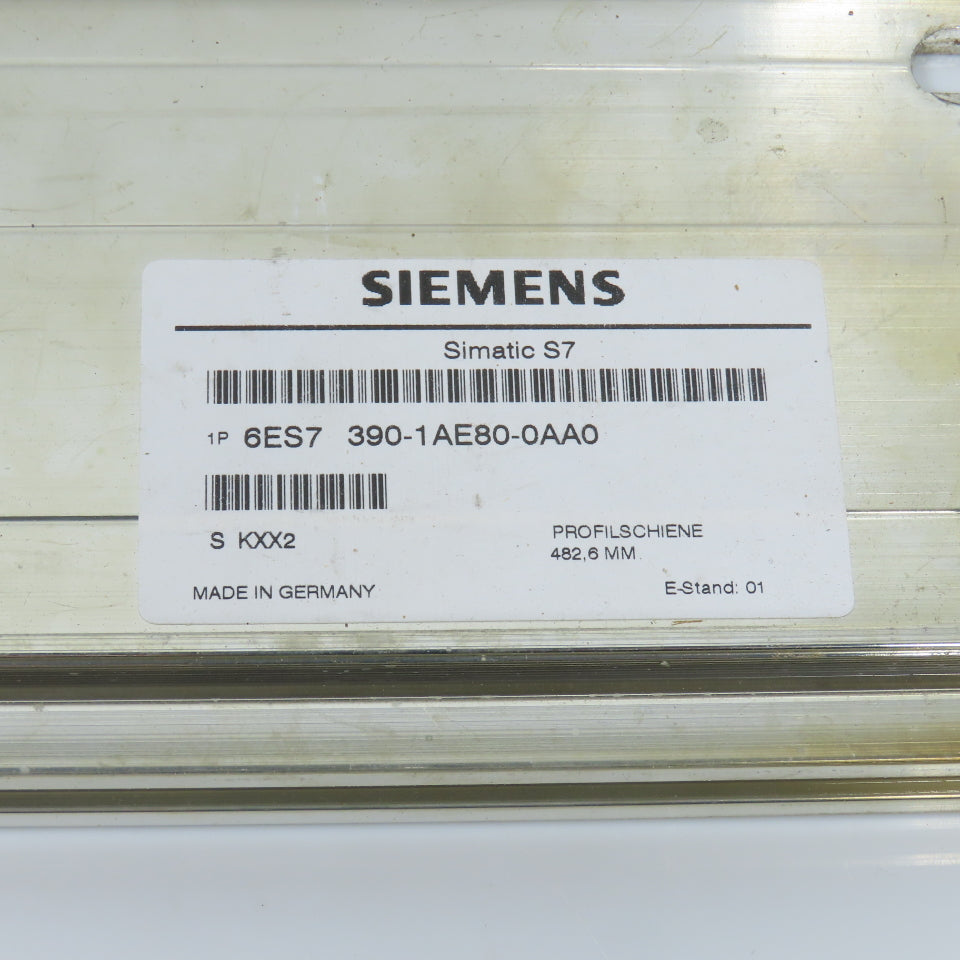 Siemens 6ES7 390-1AE80-0AA0 Simatic S7 PLC Rack/Base Mounting Base E-Stand 01