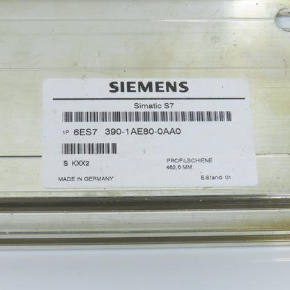 Siemens 6ES7 390-1AE80-0AA0 Simatic S7 PLC Rack/Base Mounting Base E-Stand 01