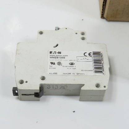 Eaton WMZS1D02 D2 2A 1-Pole Rail Mount Circuit Breaker 230/400VAC HUGE Lot Of 83