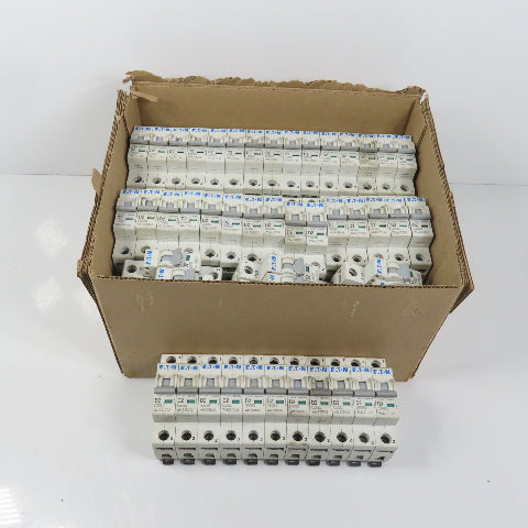 Eaton WMZS1D02 D2 2A 1-Pole Rail Mount Circuit Breaker 230/400VAC HUGE Lot Of 83