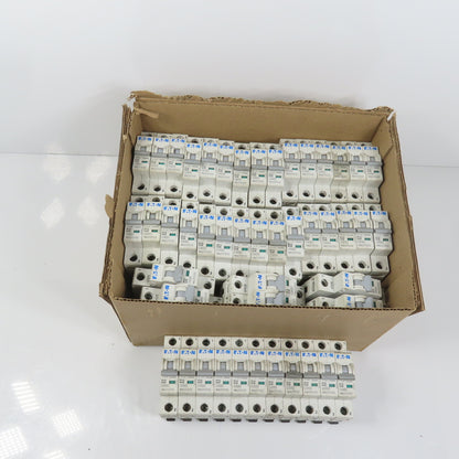 Eaton WMZS1D02 D2 2A 1-Pole Rail Mount Circuit Breaker 230/400VAC HUGE Lot Of 83