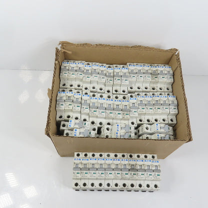 Eaton WMZS1D02 D2 2A 1-Pole Rail Mount Circuit Breaker 230/400VAC HUGE Lot Of 83