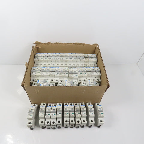 Eaton WMZS1D02 D2 2A 1-Pole Rail Mount Circuit Breaker 230/400VAC HUGE Lot Of 83