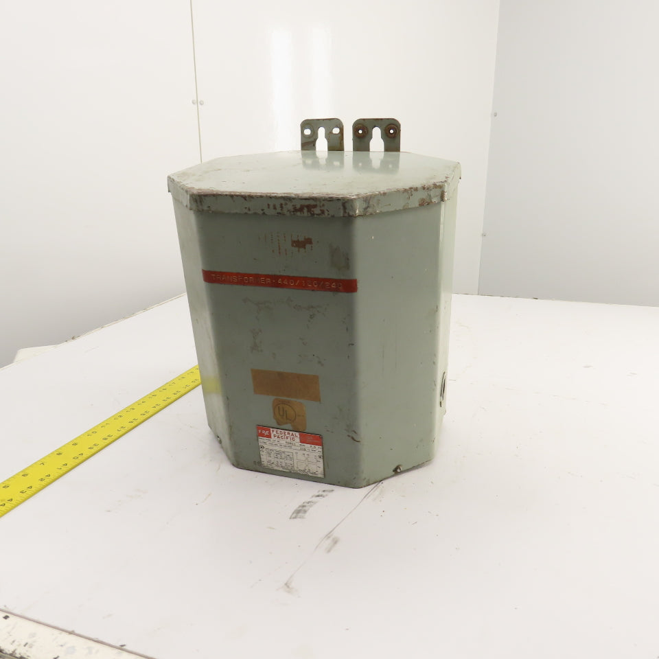 Federal Pacific 50011 7.5kVA Single Phase Transformer Pri 240/480V Sec 120/240V