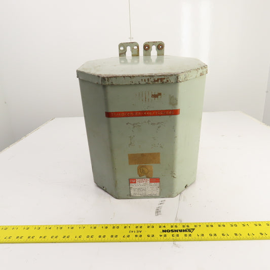 Federal Pacific 50011 7.5kVA Single Phase Transformer Pri 240/480V Sec 120/240V