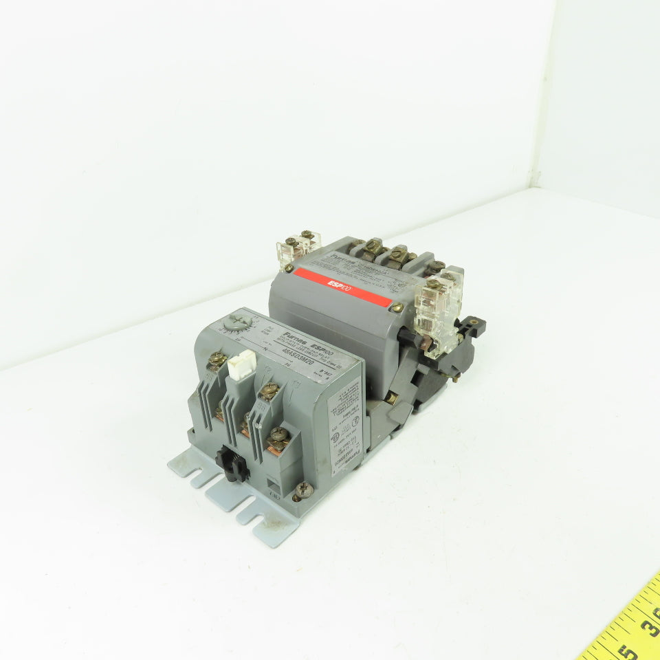 Furnas 14DST32A Size 1 10HP Motor Starter 600VAC 27A W/ 48ASD3M20 Overload Relay