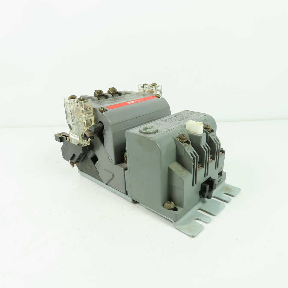 Furnas 14DST32A Size 1 10HP Motor Starter 600VAC 27A W/ 48ASD3M20 Overload Relay