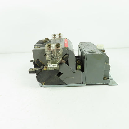Furnas 14DST32A Size 1 10HP Motor Starter 600VAC 27A W/ 48ASD3M20 Overload Relay