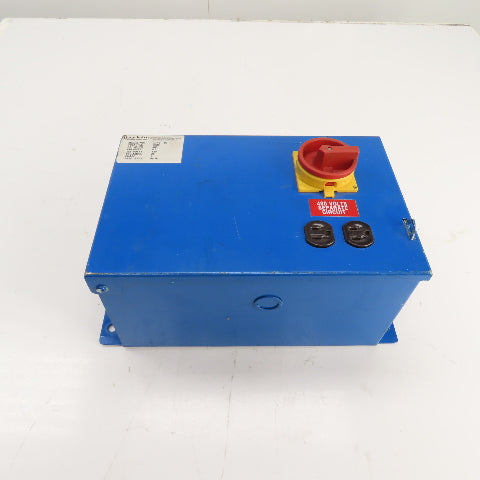 Daykin LTFS-15 Disconnect Transformer Pri 480V Sec 120V 25A Total VA 3000