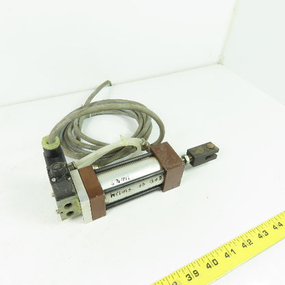 Numatics S4EF-02A1H-AAA0A Pneumatic Cylinder Actuator 1-1/4"Bore 2"Stroke 250PSI