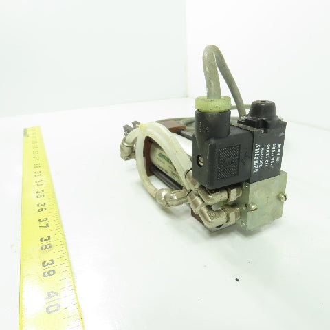 Numatics S4EF-02A1H-AAA0A Pneumatic Cylinder Actuator 1-1/4"Bore 2"Stroke 250PSI