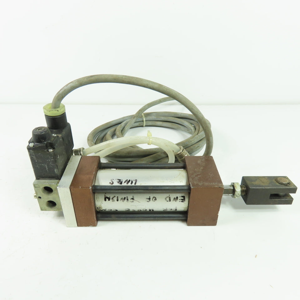 Numatics S4EF-02A1H-AAA0A Pneumatic Cylinder Actuator 1-1/4"Bore 2"Stroke 250PSI