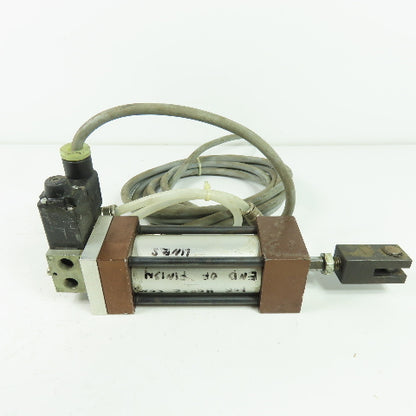 Numatics S4EF-02A1H-AAA0A Pneumatic Cylinder Actuator 1-1/4"Bore 2"Stroke 250PSI