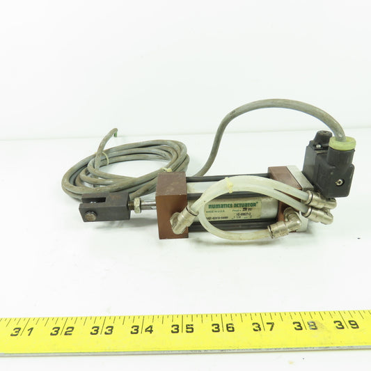 Numatics S4EF-02A1H-AAA0A Pneumatic Cylinder Actuator 1-1/4"Bore 2"Stroke 250PSI