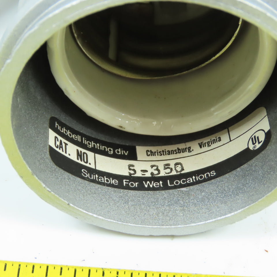 Hubbell S-350 500 Watt Max Light Fixture Mogul Base For Wet Locations