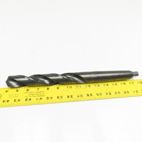 Precision Twist Drill 1-15/64" Diam. 2 Flute Drill Bit MT4 Shank 118°