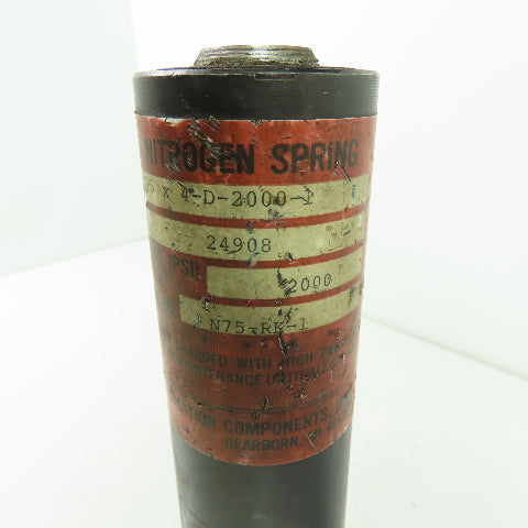 Die Mold & Automation Components N75 X 4-D-2000-1 Forcer Nitrogen Spring 2000PSI