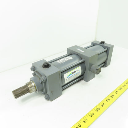 Miller AV-89B2B-03.25-9.000-0138-N11-0 Pneumatic Air Cylinder 3.25"Bore 9"Stroke