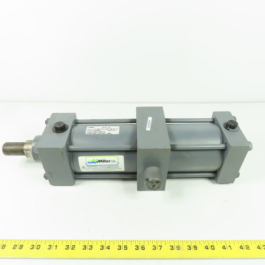 Miller AV-89B2B-03.25-9.000-0138-N11-0 Pneumatic Air Cylinder 3.25"Bore 9"Stroke