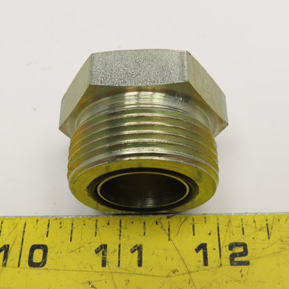 Parker 1" (-16) Hex O-Ring Face Seal Hydraulic Plug 1-7/16-12 Thread