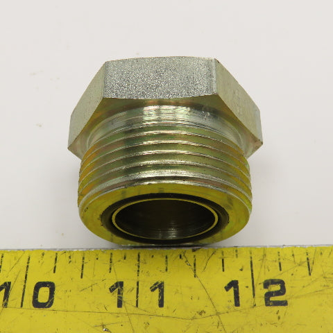 Parker 1" (-16) Hex O-Ring Face Seal Hydraulic Plug 1-7/16-12 Thread