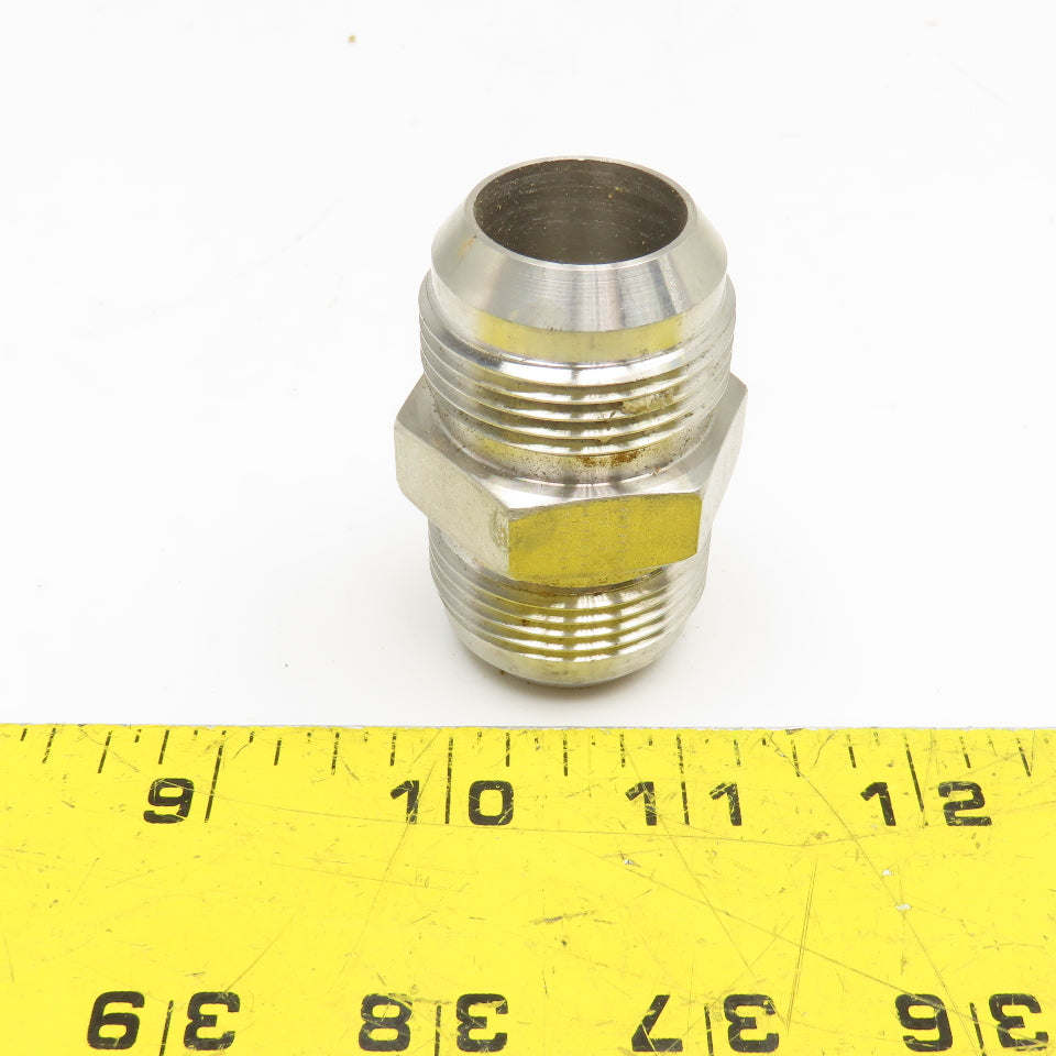 Parker 1" (-16) JIC Male x 1"(-16) JIC Male Stainless Steel Hydraulic Union