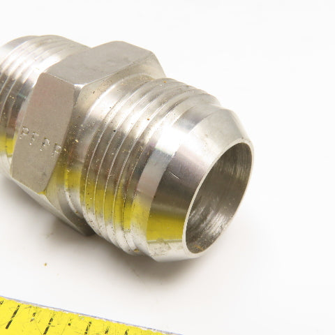 Parker 1" (-16) JIC Male x 1"(-16) JIC Male Stainless Steel Hydraulic Union