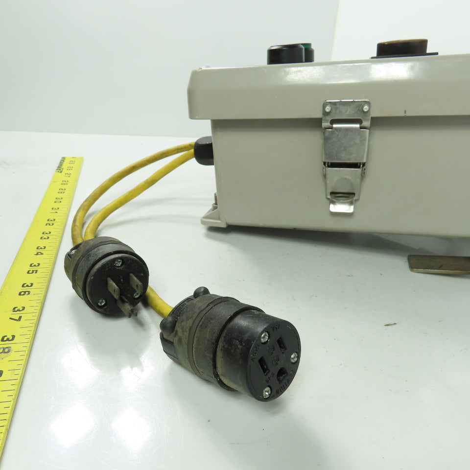 Vynckier VJ806HWPL1 8" x 6" Enclosure W/ Push Buttons & 88.226.513 Timer