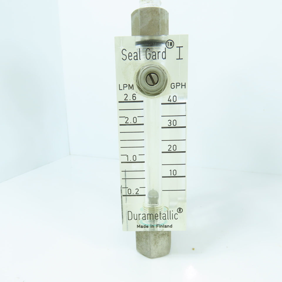 Durametallic Seal Gard I Flow Meter 40GPH 2.6LPM