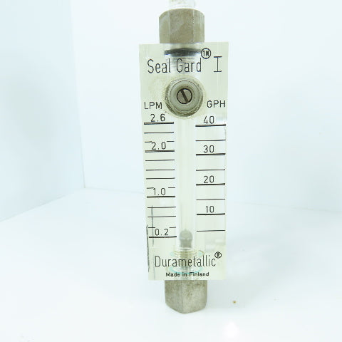 Durametallic Seal Gard I Flow Meter 40GPH 2.6LPM