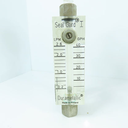 Durametallic Seal Gard I Flow Meter 40GPH 2.6LPM