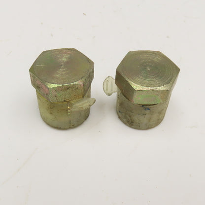 Parker 3/4" (-12) JIC Flare 1-1/16"-12 Solid Hydraulic Hex Plug Lot Of 2