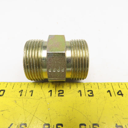 Parker 1" (-16) ORS x 1"(-16) ORS O-Ring Seal Male Union 1-7/16"-12