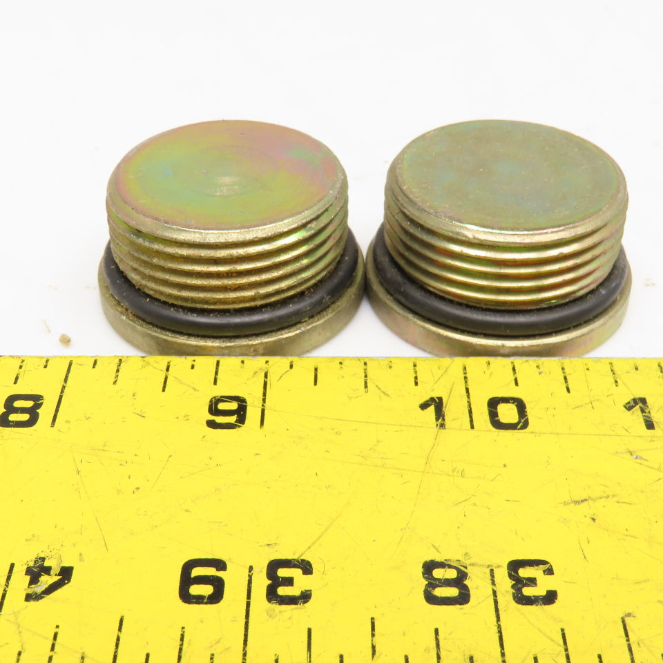 Parker 1" (-16) O-Ring Boss ORB Recessed Hydraulic Plug 1-5/16"-12 Lot Of 2