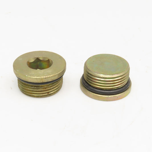 Parker 1" (-16) O-Ring Boss ORB Recessed Hydraulic Plug 1-5/16"-12 Lot Of 2