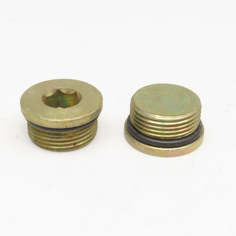 Parker 1" (-16) O-Ring Boss ORB Recessed Hydraulic Plug 1-5/16"-12 Lot Of 2