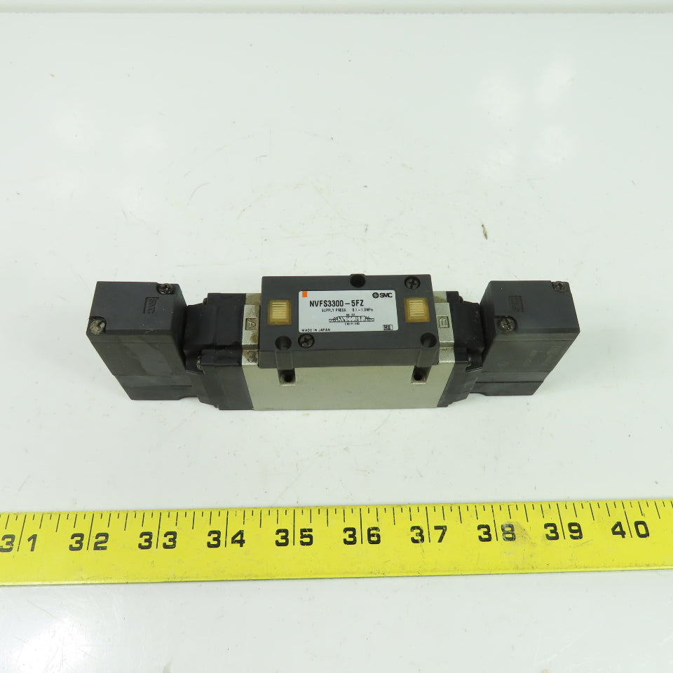 SMC NVFS3300-5FZ Pneumatic Solenoid Valve 1.0MPa 21-26VDC Coil